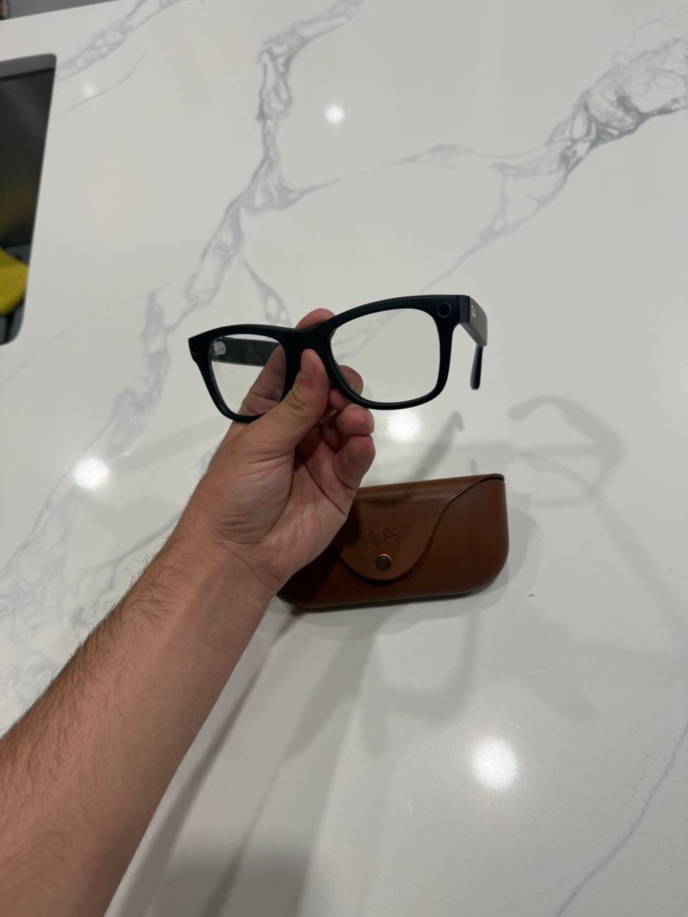 Ray-Ban Black Frame Clear Lens Glasses